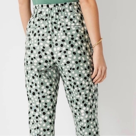 Ann Taylor The Easy Ankle Womens Large Elastic Waist Loose Fit High Rise Pants - Picture 3 of 9